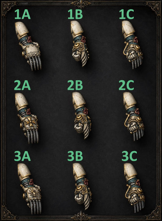 Eternal Pilgrims Big claws – Dark Angels Compatible Bits, GreyTide Studio – 3D printed 16K resin bits – main photo