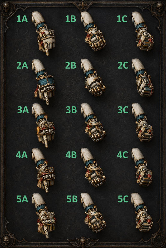 Eternal Pilgrims Big fists – Dark Angels Compatible Bits, GreyTide Studio – 3D printed 16K resin bits – main photo