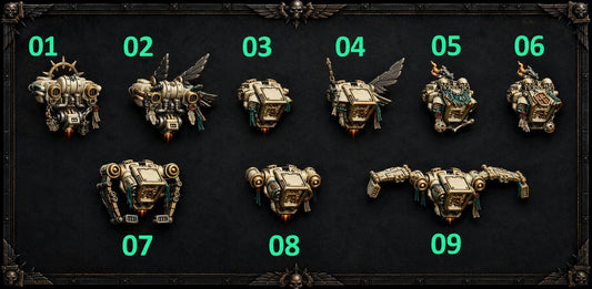 Eternal Pilgrims Jetpacks – Dark Angels Compatible Bits, GreyTide Studio – 3D printed 16K resin bits – main photo