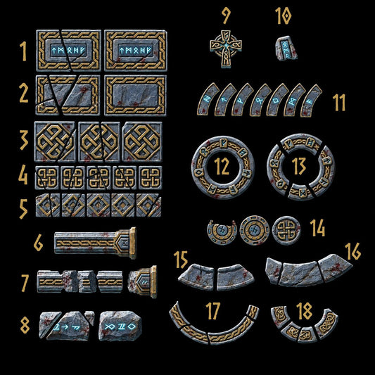 Primal Hounds Basing – Space Wolves Compatible Bits, GreyTide Studio – 3D printed 16K resin bits – main photo