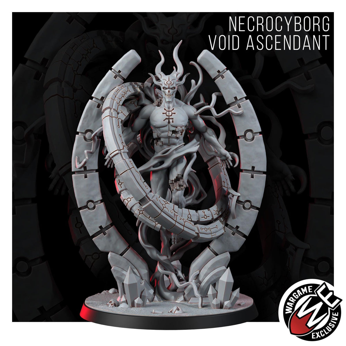 Necrocyborg Void Ascendant – Necrons Proxy, Wargame Exclusive – 3D printed 16K resin miniature – photo 3 of 6