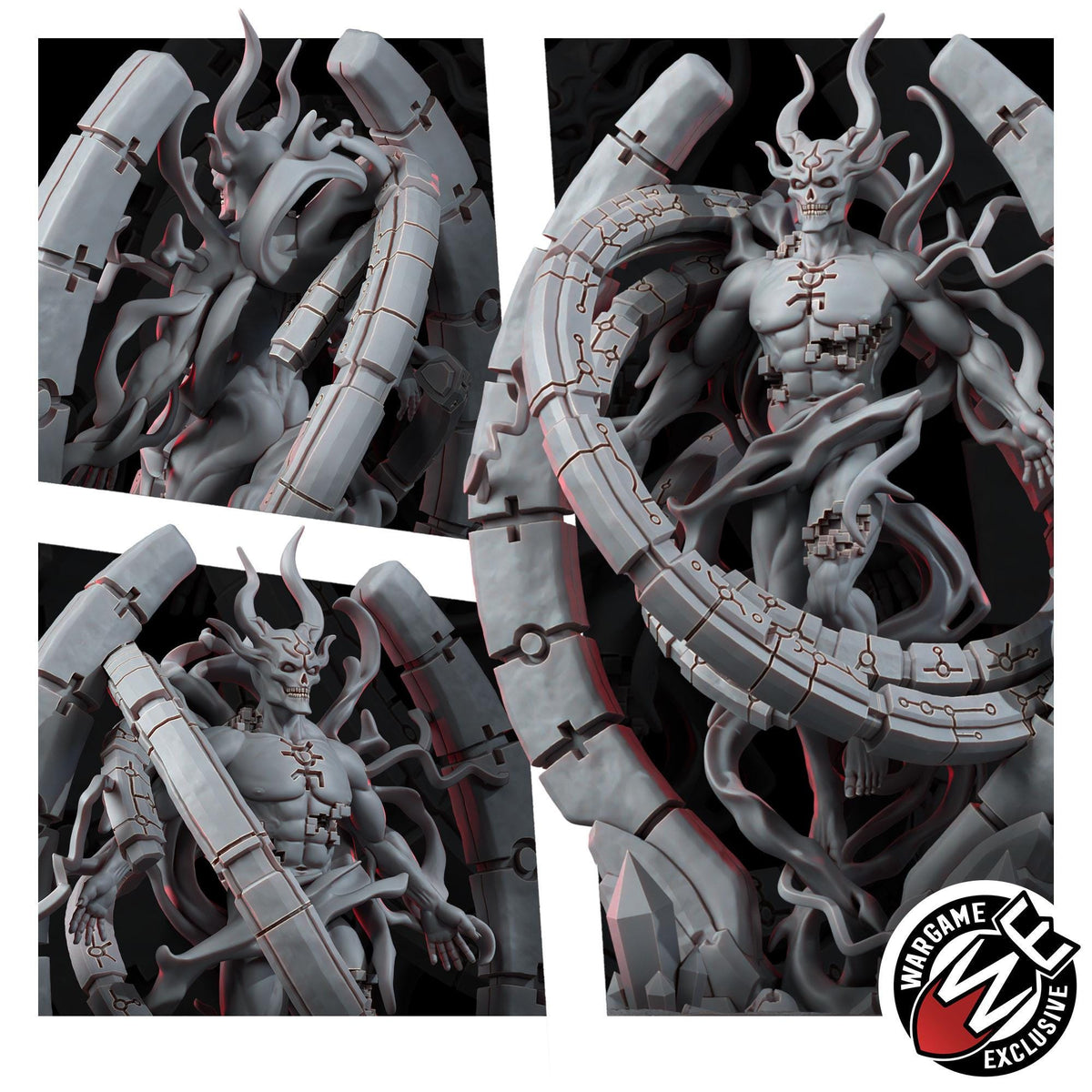 Necrocyborg Void Ascendant – Necrons Proxy, Wargame Exclusive – 3D printed 16K resin miniature – photo 5 of 6