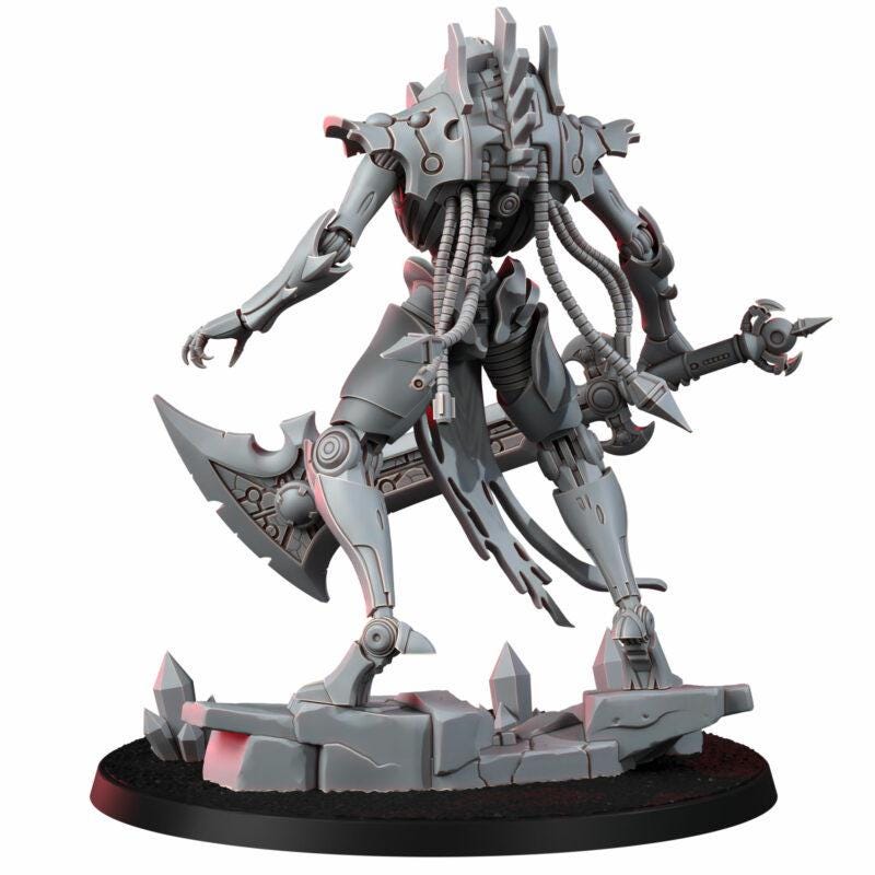 Necrocyborg Void Colossus – Necrons Proxy, Wargame Exclusive – 3D printed 16K resin miniature – photo 6 of 10