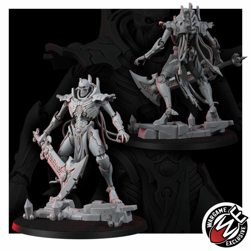 Necrocyborg Void Colossus – Necrons Proxy, Wargame Exclusive – 3D printed 16K resin miniature – photo 9 of 10