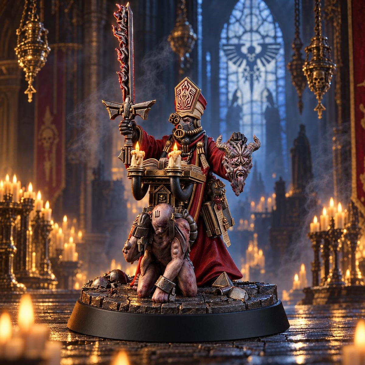 Imperial Inquisitor Redemptor – Space Marines Proxy, Wargame Exclusive – 3D printed 16K resin miniature – photo 2 of 8