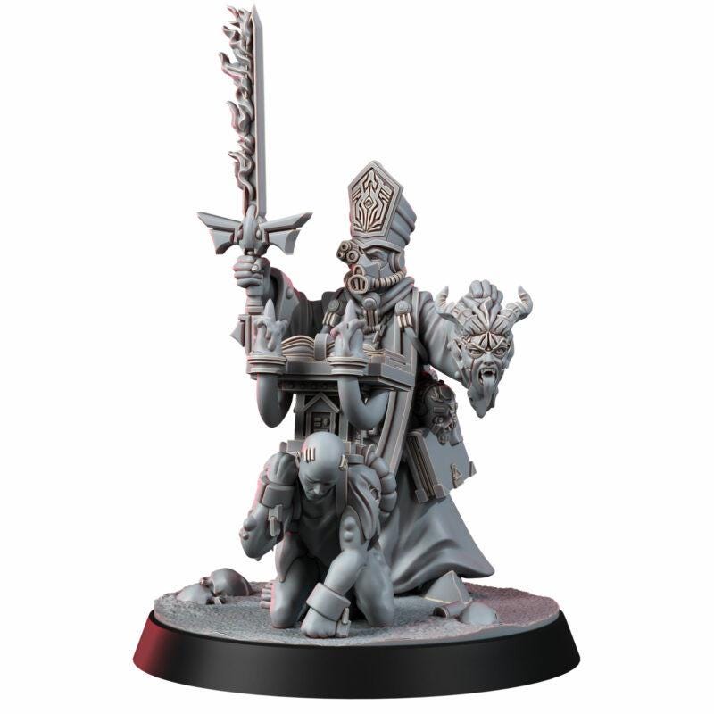 Imperial Inquisitor Redemptor – Space Marines Proxy, Wargame Exclusive – 3D printed 16K resin miniature – photo 4 of 8