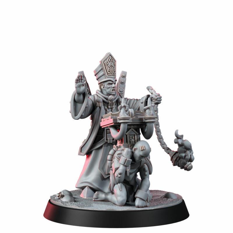 Imperial Inquisitor Redemptor – Space Marines Proxy, Wargame Exclusive – 3D printed 16K resin miniature – photo 5 of 8
