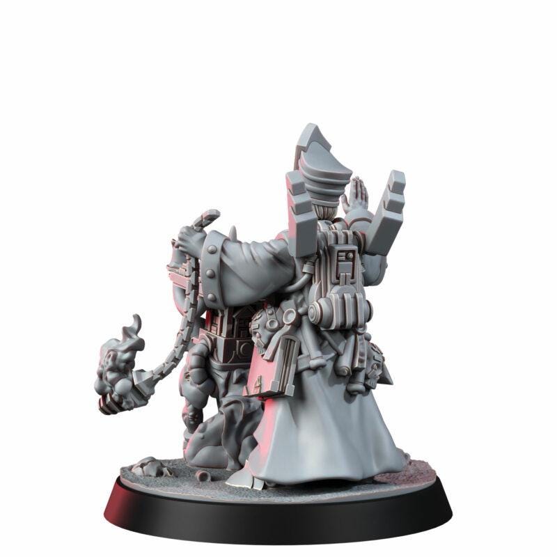 Imperial Inquisitor Redemptor – Space Marines Proxy, Wargame Exclusive – 3D printed 16K resin miniature – photo 6 of 8