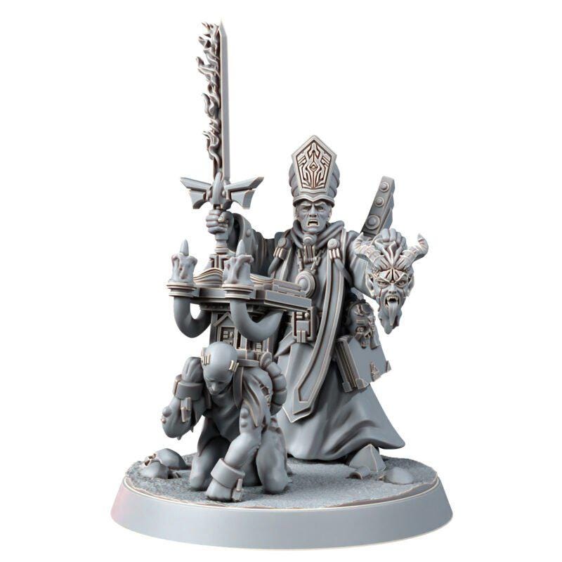 Imperial Inquisitor Redemptor – Space Marines Proxy, Wargame Exclusive – 3D printed 16K resin miniature – photo 7 of 8