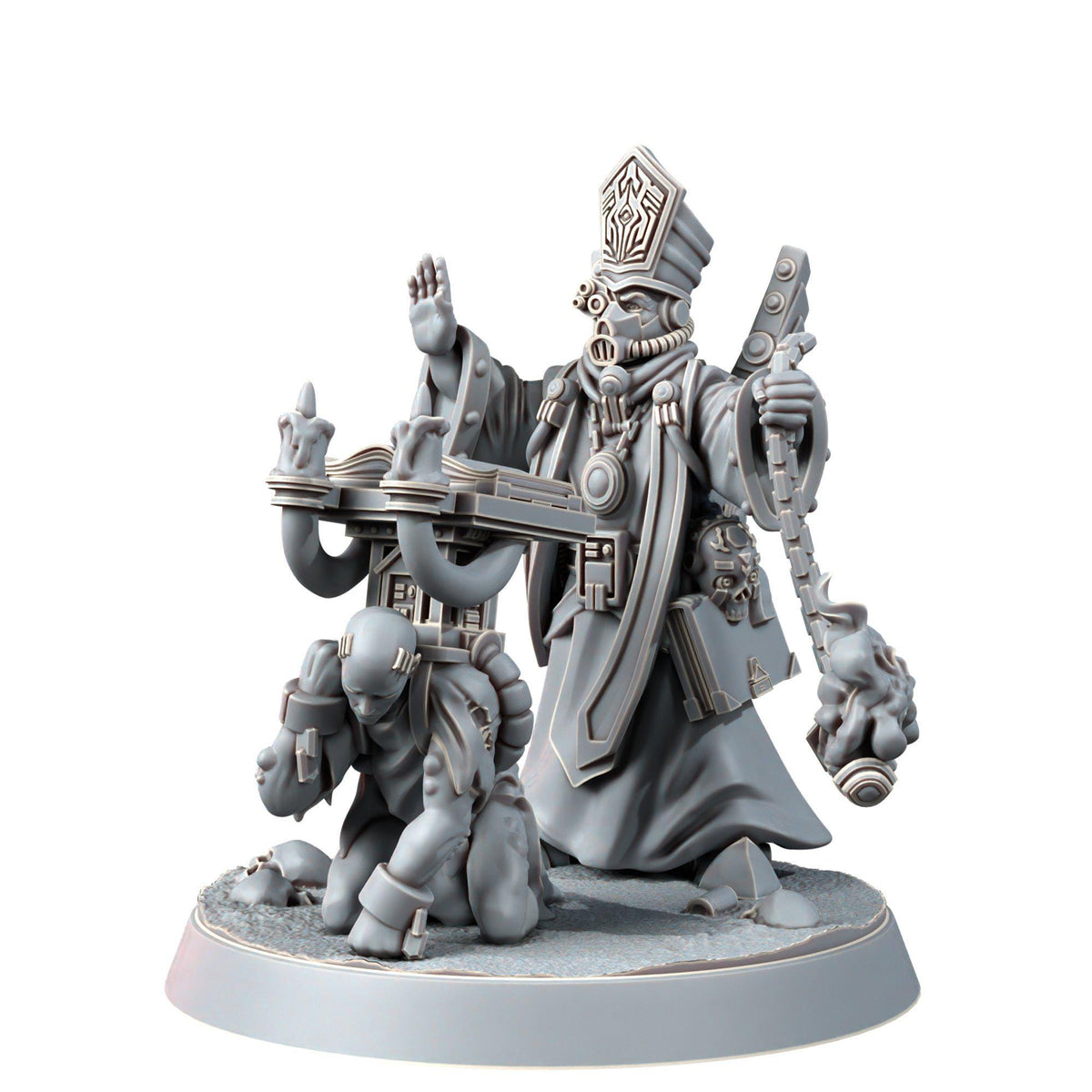 Imperial Inquisitor Redemptor – Space Marines Proxy, Wargame Exclusive – 3D printed 16K resin miniature – photo 8 of 8