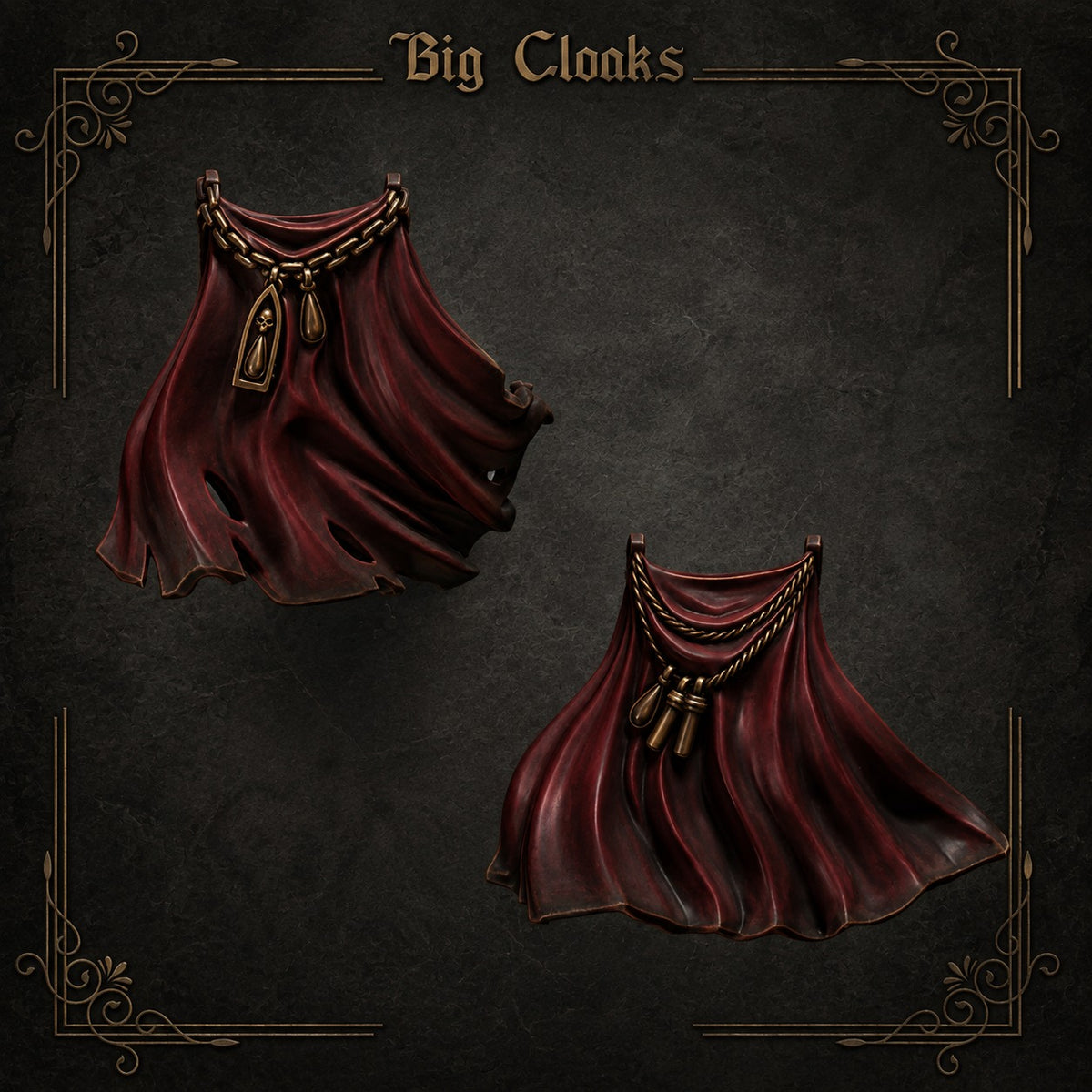 Crimson Lords Big cloaks – Blood Angels Compatible Bits