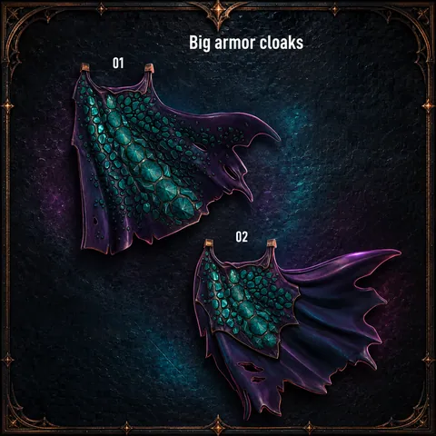 Big Armor Cloaks
