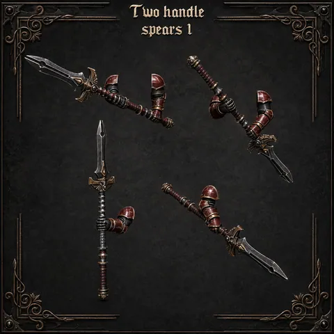 Two handed spears #1