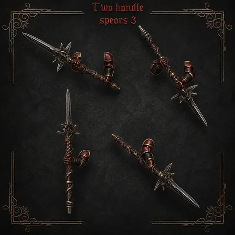 Two handed spears #3