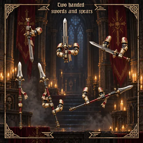 Two-Handed Swords and Spears
