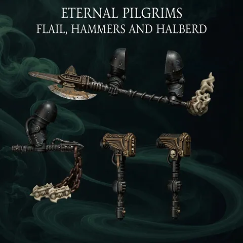 Termi pack — Flail, Hammers & Halberd