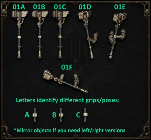 Two handed hammers