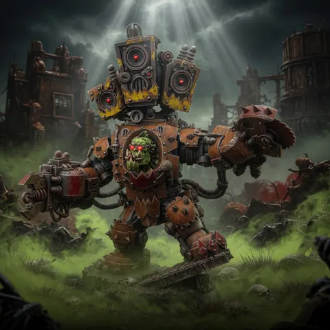 Ork Mekaniak in Mega Armor