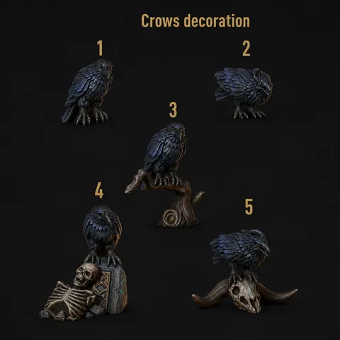 Crows Decoration