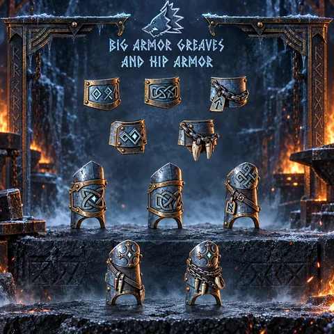 Hip Armors and Shins