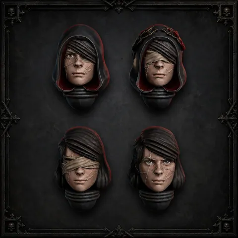 Sisterhood Heads V (set of 4)