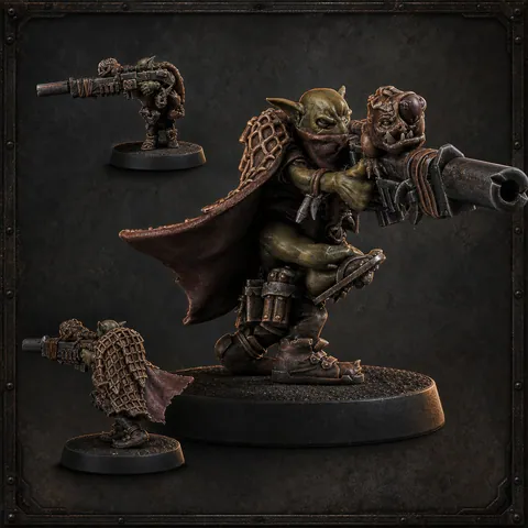 Sneaky Boy Snipa - Orc Character